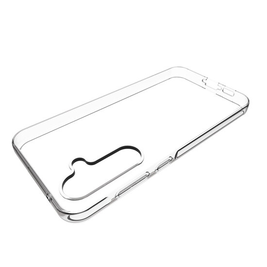 Samsung Galaxy A55 Hoesje - MobyDefend Transparante TPU Backcover - Volledig Doorzichtig