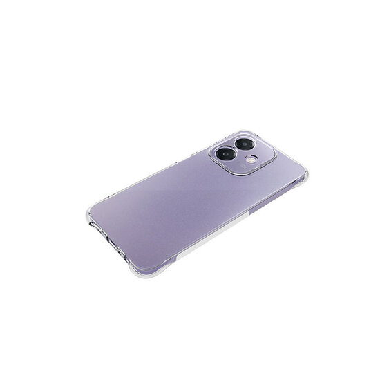 Oppo A60 5G / A40 / A40m Hoesje - MobyDefend Transparante Shockproof TPU Backcover - Verstevigde Hoeken - Volledig Doorzichtig