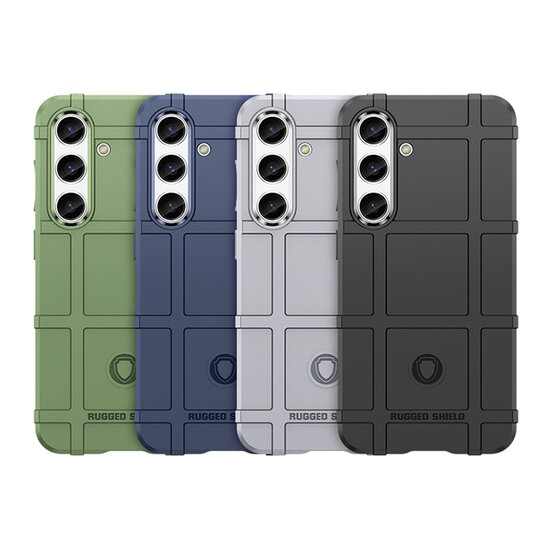 Samsung Galaxy S24 Hoesje - Mobydefend Rugged Shield TPU Backcover - Zwart
