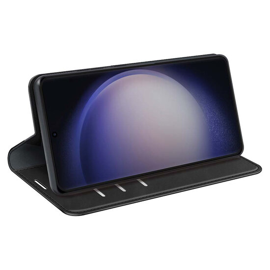 Samsung Galaxy S24 Ultra Hoesje - Luxe Wallet Bookcase (Magnetische Sluiting) - Zwart