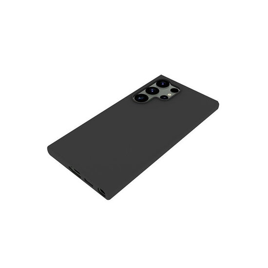 Samsung Galaxy S24 Ultra Hoesje - MobyDefend TPU Backcover - Mat Zwart