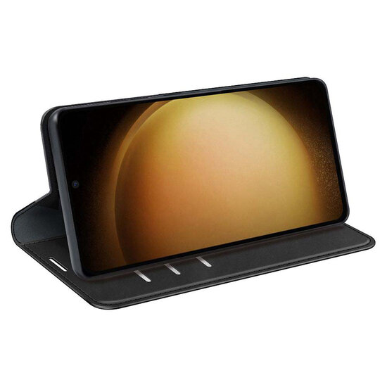 Samsung Galaxy S24 Plus (S24+) Hoesje - Luxe Wallet Bookcase (Magnetische Sluiting) - Zwart