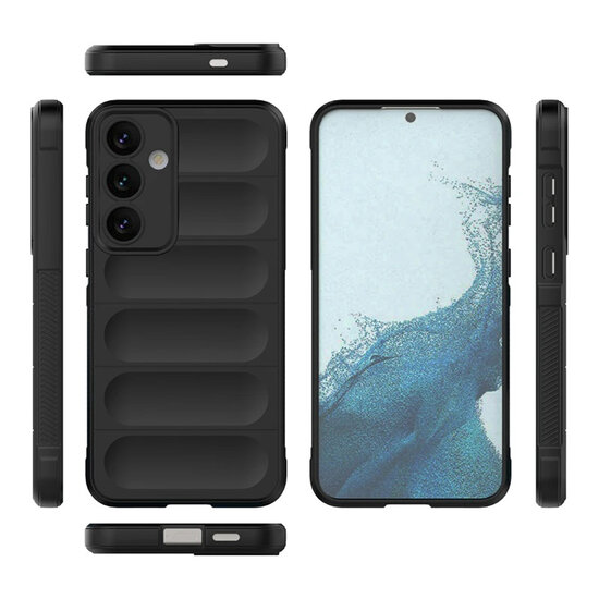 Samsung Galaxy S24 Plus Hoesje - MobyDefend TPU Gripcase - Paars