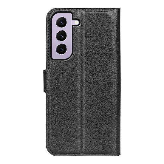 Samsung Galaxy S23 Hoesje - MobyDefend Kunstleren Wallet Book Case (Sluiting Voorkant) - Zwart