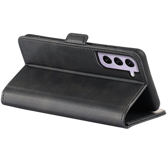 Samsung Galaxy S23 Hoesje - MobyDefend Luxe Wallet Book Case (Sluiting Zijkant) - Zwart