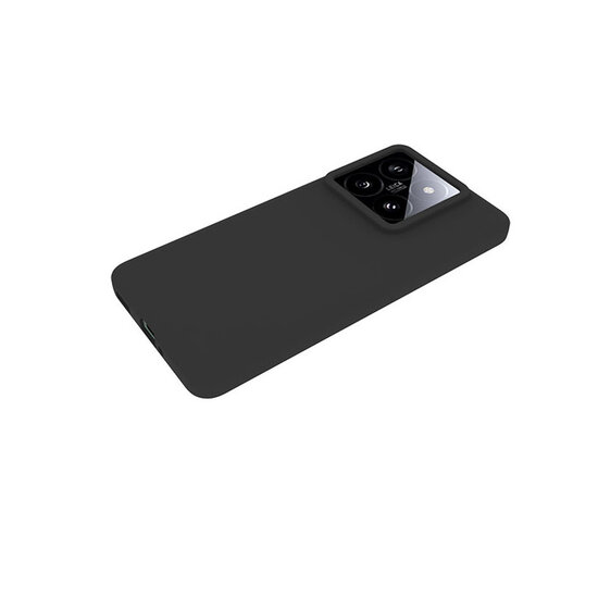 Xiaomi 14T Pro Hoesje - MobyDefend TPU Backcover - Mat Zwart