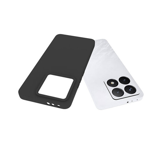 Xiaomi 14T Hoesje - MobyDefend TPU Backcover - Mat Zwart