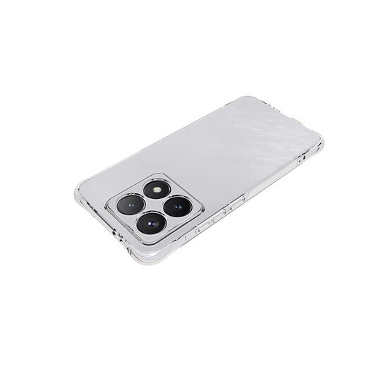 Xiaomi 14T Hoesje - MobyDefend Transparante Shockproof TPU Backcover - Verstevigde Hoeken - Volledig Doorzichtig