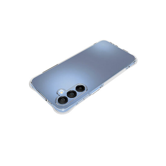 Samsung Galaxy A16 Hoesje - MobyDefend Transparante Shockproof TPU Backcover - Verstevigde Hoeken - Volledig Doorzichtig