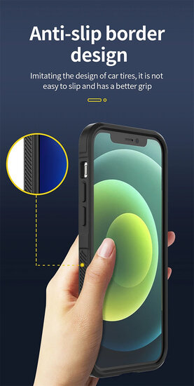 Motorola Edge 50 Neo Hoesje - MobyDefend TPU Gripcase - Zwart