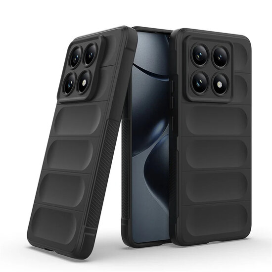 Xiaomi 14T Pro Hoesje - MobyDefend TPU Gripcase - Zwart