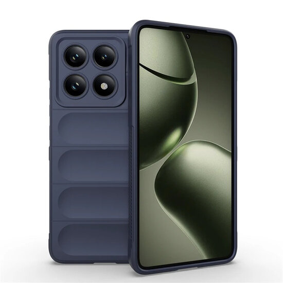 Xiaomi 14T Hoesje - MobyDefend TPU Gripcase - Blauw