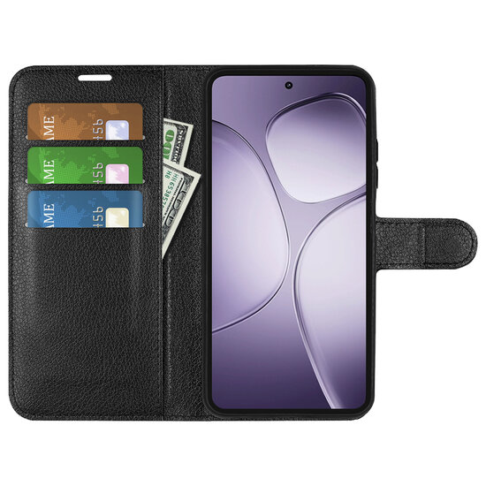 Xiaomi 14T Pro Hoesje - MobyDefend Kunstleren Wallet Book Case (Sluiting Voorkant) - Zwart