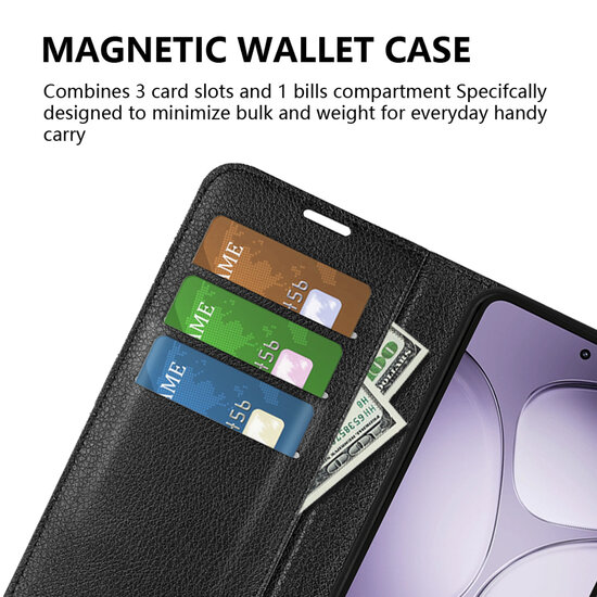 Xiaomi 14T Pro Hoesje - MobyDefend Kunstleren Wallet Book Case (Sluiting Voorkant) - Bruin