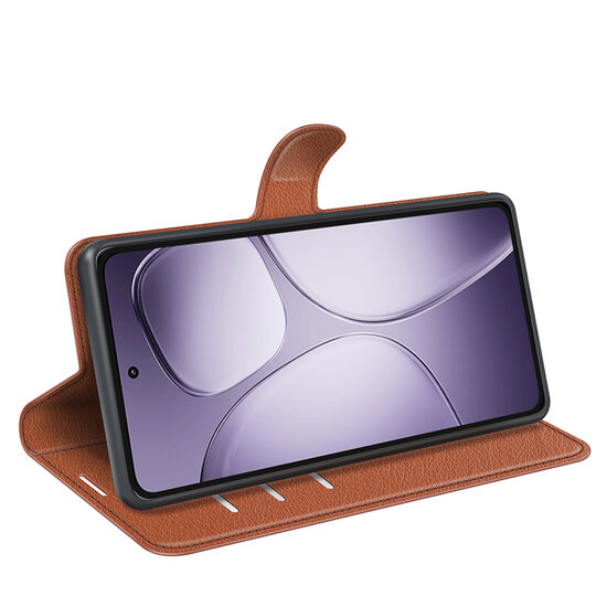 Xiaomi 14T Pro Hoesje - MobyDefend Kunstleren Wallet Book Case (Sluiting Voorkant) - Bruin