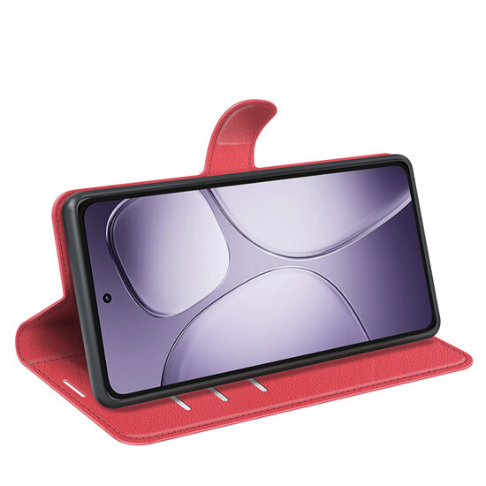 Xiaomi 14T Pro Hoesje - MobyDefend Kunstleren Wallet Book Case (Sluiting Voorkant) - Rood