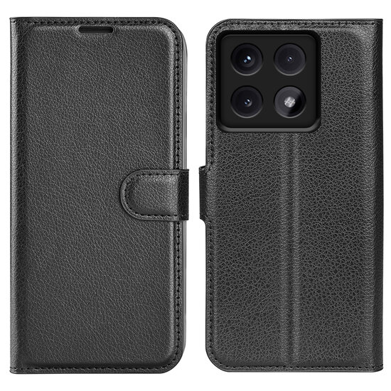 Xiaomi 14T Hoesje - MobyDefend Kunstleren Wallet Book Case (Sluiting Voorkant) - Zwart