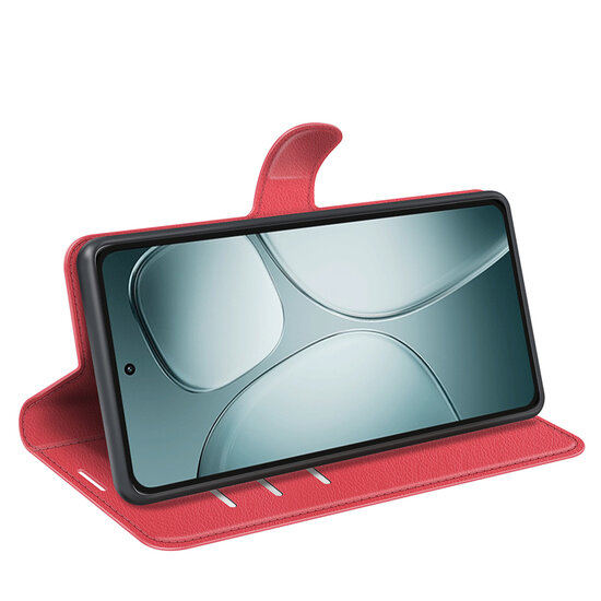 Xiaomi 14T Hoesje - MobyDefend Kunstleren Wallet Book Case (Sluiting Voorkant) - Rood
