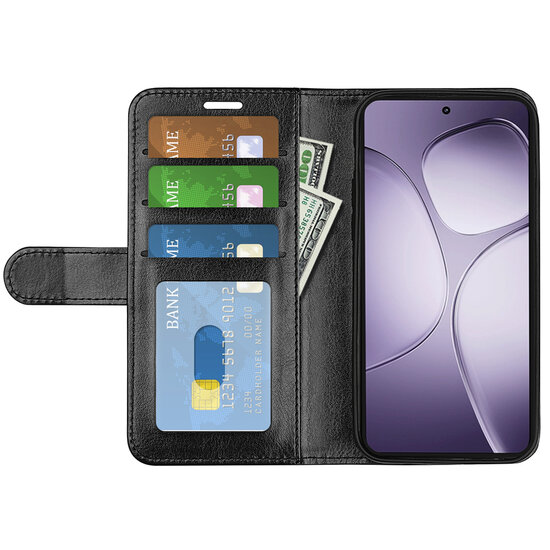 Xiaomi 14T Pro Hoesje - MobyDefend Wallet Book Case (Sluiting Achterkant) - Zwart