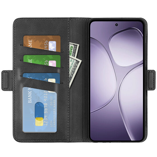 Xiaomi 14T Pro Hoesje - MobyDefend Luxe Wallet Book Case (Sluiting Zijkant) - Zwart
