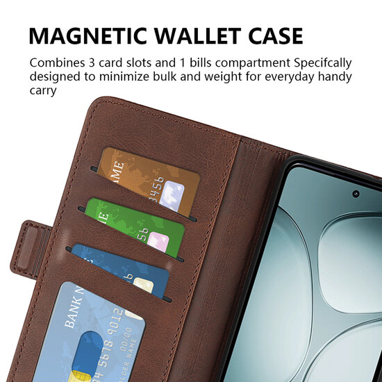 Samsung Galaxy A16 Hoesje - MobyDefend Luxe Wallet Book Case (Sluiting Zijkant) - Zwart