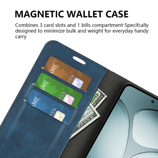 Xiaomi 14T Hoesje - MobyDefend Luxe Wallet Bookcase (Magnetische Sluiting) - Zwart