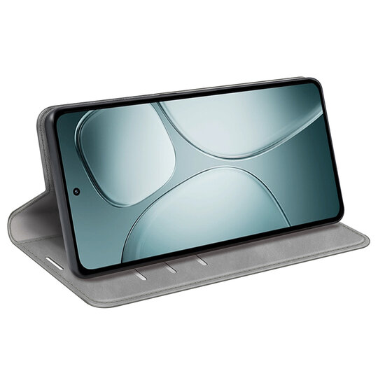 Xiaomi 14T Hoesje - MobyDefend Luxe Wallet Bookcase (Magnetische Sluiting) - Grijs