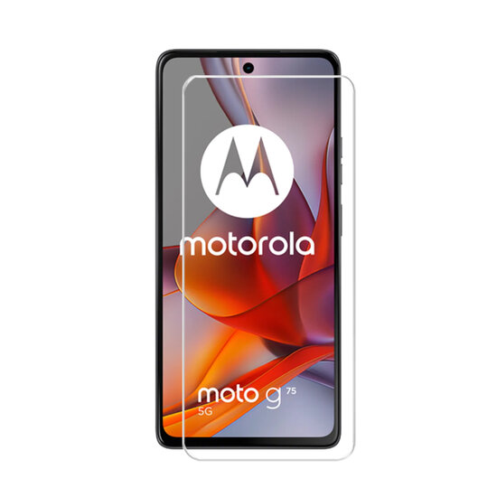 Motorola Moto G75 Screenprotector - MobyDefend Case-Friendly Screensaver - Gehard Glas