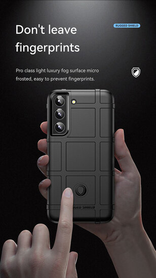 Samsung Galaxy S23 Ultra Hoesje - Mobydefend Rugged Shield TPU Backcover - Groen