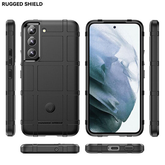 Samsung Galaxy S23 Ultra Hoesje - Mobydefend Rugged Shield TPU Backcover - Groen
