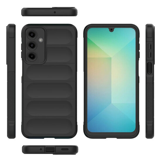 Samsung Galaxy A16 Hoesje - MobyDefend TPU Gripcase - Paars