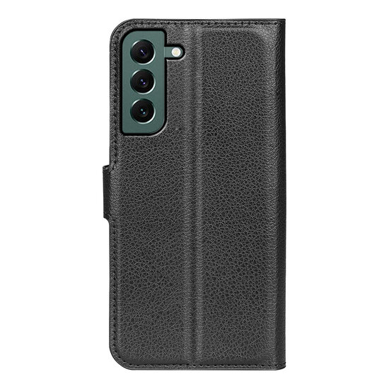 Samsung Galaxy S23 Plus (S23+) Hoesje - MobyDefend Kunstleren Wallet Book Case (Sluiting Voorkant) - Zwart
