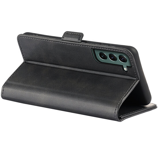 Samsung Galaxy S23 Plus (S23+) Hoesje - MobyDefend Luxe Wallet Book Case (Sluiting Zijkant) - Zwart