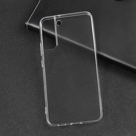 Samsung Galaxy S22 Hoesje - MobyDefend Transparante TPU Backcover - Volledig Doorzichtig