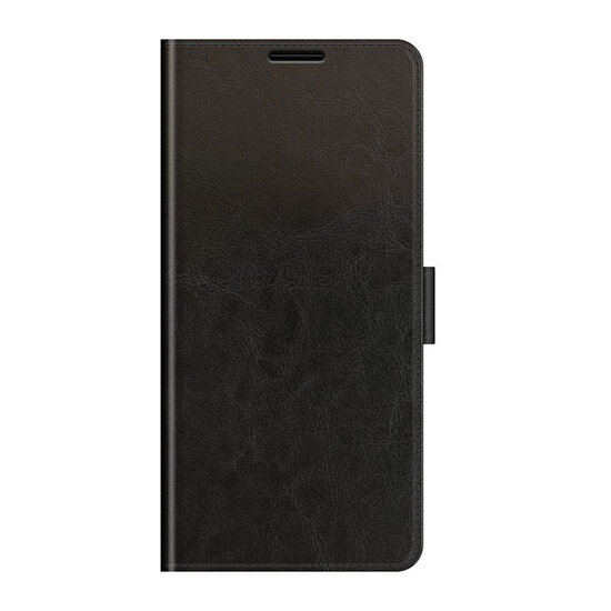 Samsung Galaxy S21 FE Hoesje - MobyDefend Wallet Book Case (Sluiting Achterkant) - Zwart