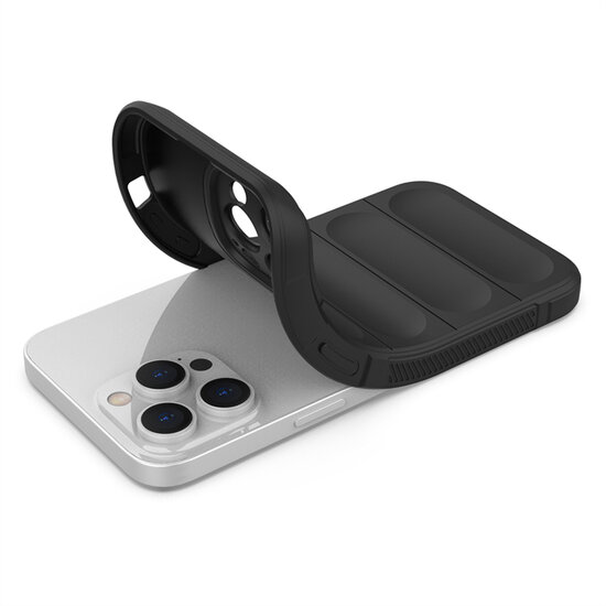 iPhone 14 Pro Hoesje - MobyDefend TPU Gripcase - Paars