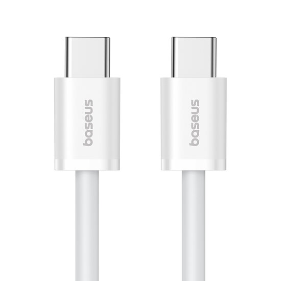 Baseus USB-C naar USB-C kabel - 2 Meter - wit