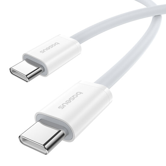 Baseus USB-C naar USB-C kabel - 2 Meter - wit
