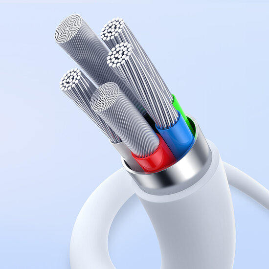 Baseus USB-C naar USB-C kabel - 2 Meter - wit
