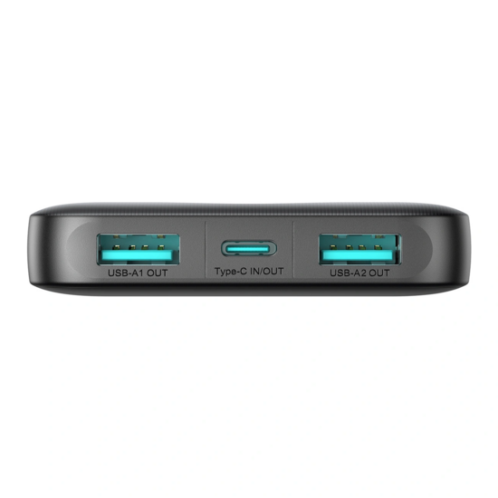 Joyroom Powerbank - 10000mAh - 2x USB-A en 1x USB-C - Zwart