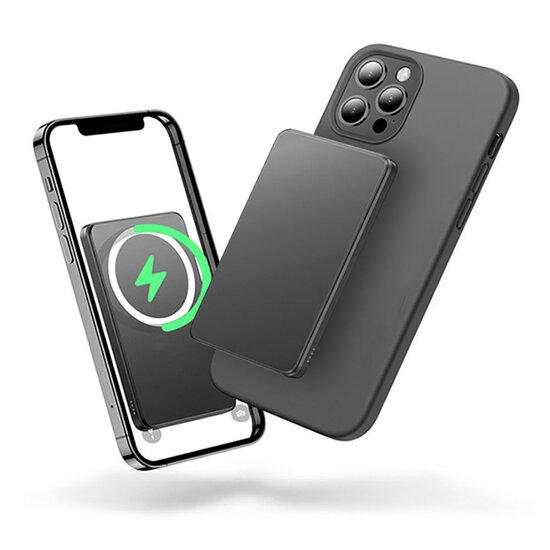 Tech-Protect MagSafe Powerbank - 5000mAh - Zwart