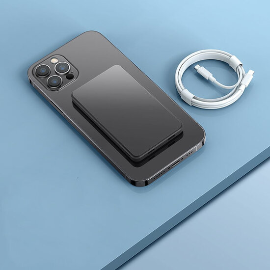 Tech-Protect MagSafe Powerbank - 5000mAh - Zwart