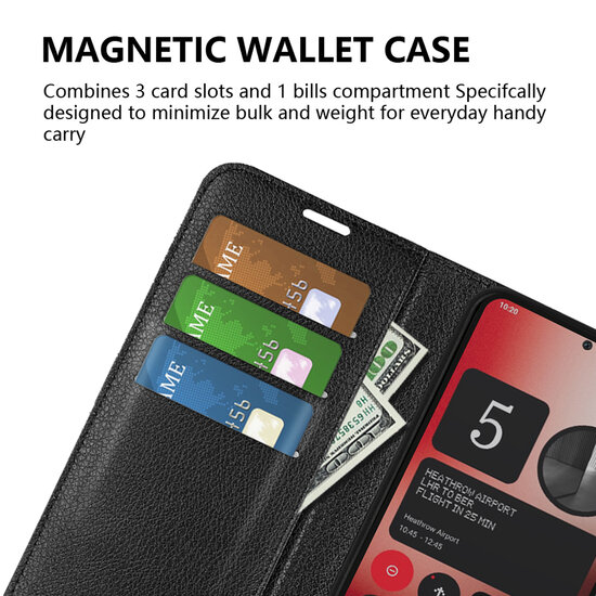 Nothing Phone (2a) / Nothing Phone (2a) Plus Hoesje - MobyDefend Kunstleren Wallet Book Case (Sluiting Voorkant) - Bruin