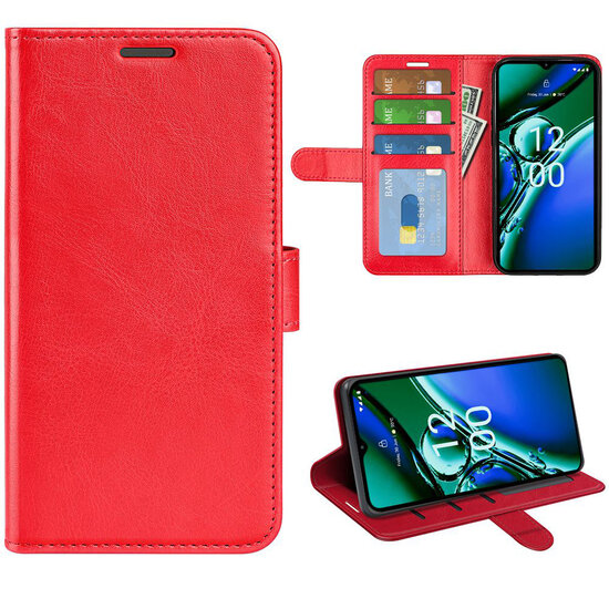 Nokia G42 Hoesje - MobyDefend Wallet Book Case (Sluiting Achterkant) - Rood