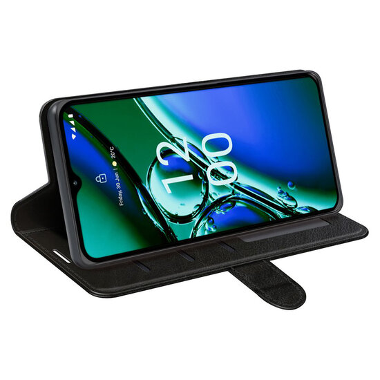 Nokia G42 Hoesje - MobyDefend Wallet Book Case (Sluiting Achterkant) - Zwart
