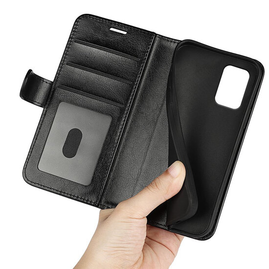 Nokia G42 Hoesje - MobyDefend Wallet Book Case (Sluiting Achterkant) - Zwart