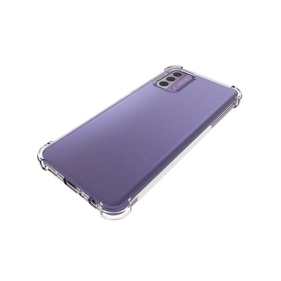 Nokia G42 Hoesje - MobyDefend Transparante Shockproof TPU Backcover - Verstevigde Hoeken - Volledig Doorzichtig