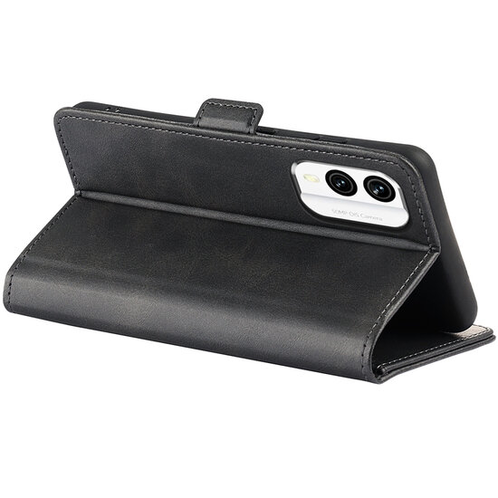 Nokia X30 Hoesje - MobyDefend Luxe Wallet Book Case (Sluiting Zijkant) - Zwart