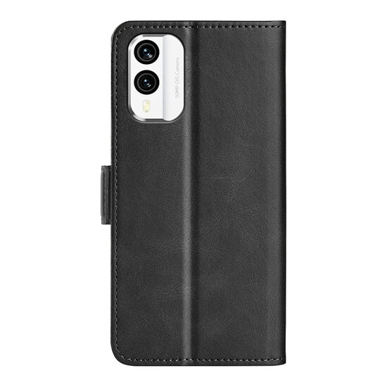Nokia X30 Hoesje - MobyDefend Luxe Wallet Book Case (Sluiting Zijkant) - Zwart