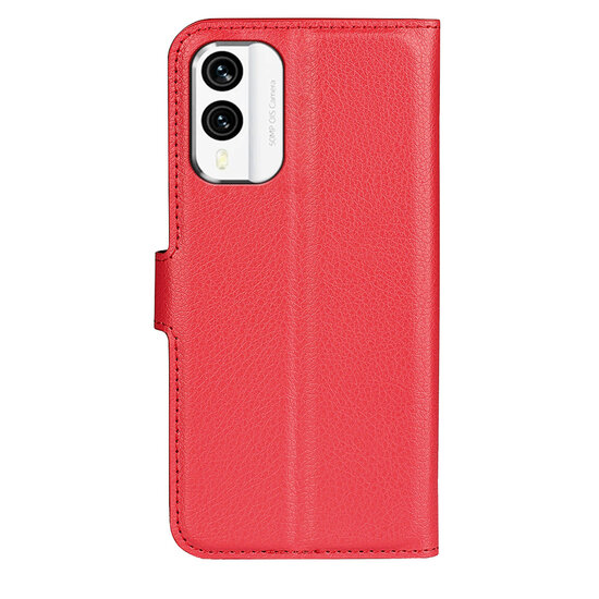 Nokia X30 Hoesje - MobyDefend Kunstleren Wallet Book Case (Sluiting Voorkant) - Rood